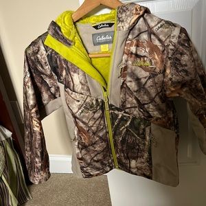 Hooded hunting jacket